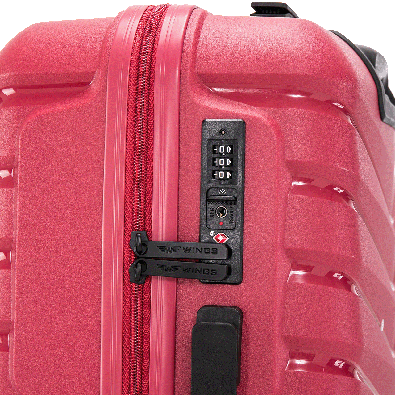 Kabínový kufor Wings PHOENIX polypropylén 20" kávová