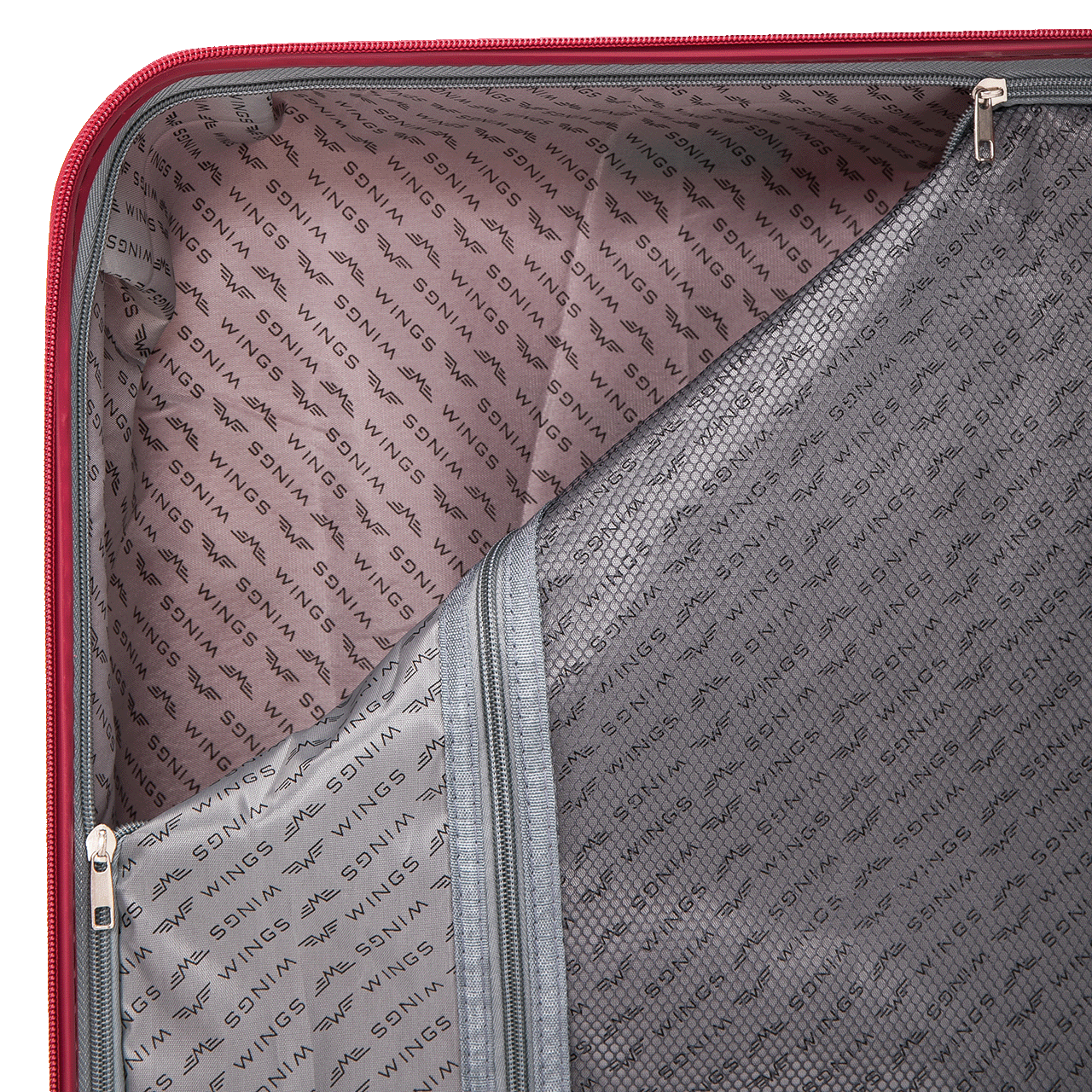 Kabínový kufor Wings PHOENIX polypropylén 20" kávová