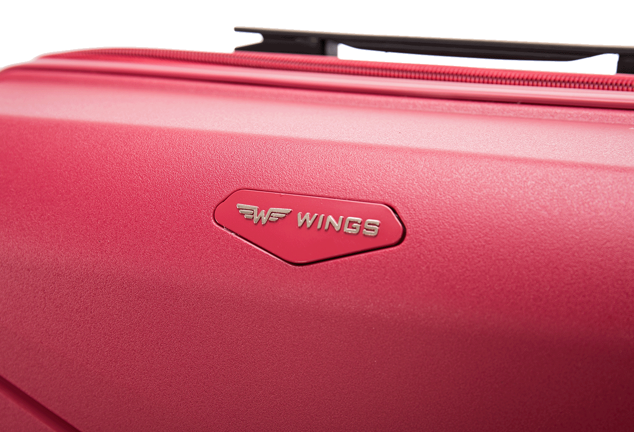 Cabinekoffer Wings PHOENIX polypropyleen 20" ZWART