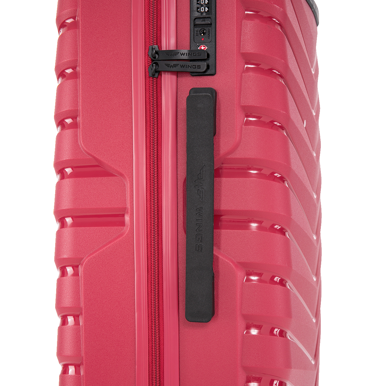Cabinekoffer Wings PHOENIX polypropyleen 20" ZWART