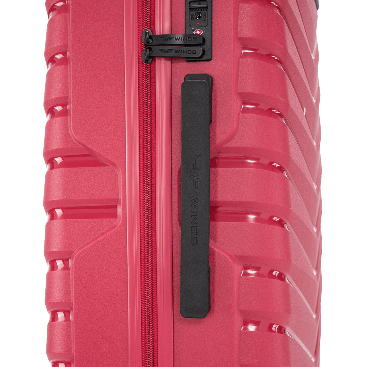 Střední kufřík Wings PHOENIX z polypropylenu 24" CHAMPAGNE