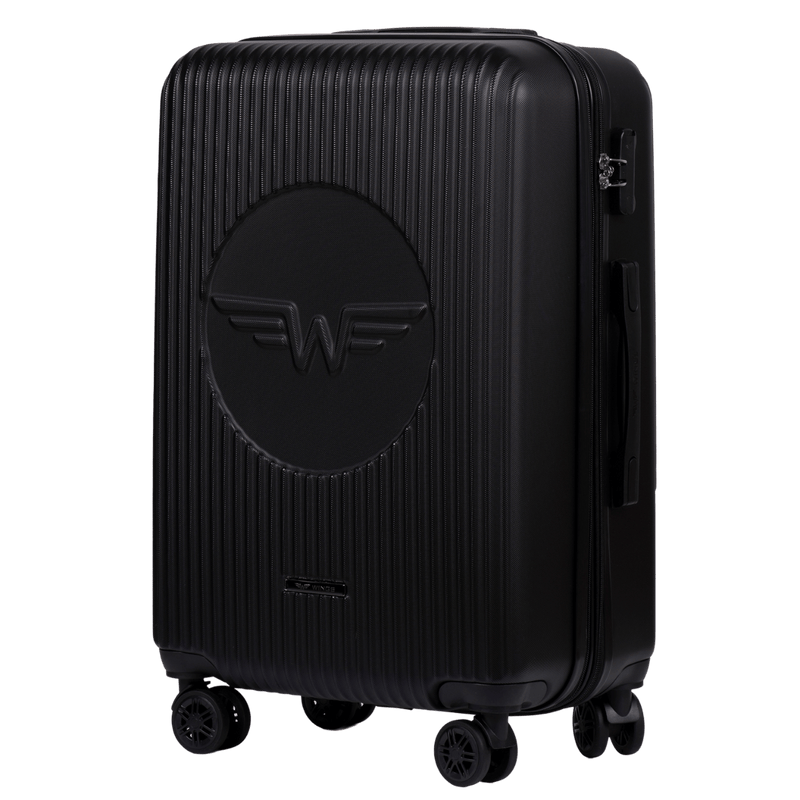 Set of 3 WINGS Swallow 3.0 Suitcases BLACK