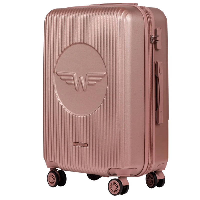 Set of 3 WINGS Swallow 3.0 Suitcases ROSE GOLD