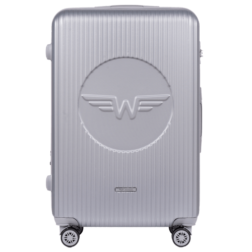 Large suitcase Wings Swallow 3.0 SILVER 28”