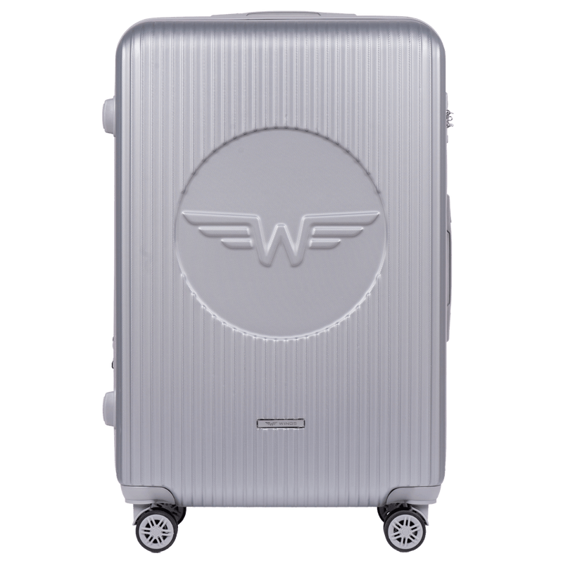 Stor kuffert Wings Swallow 3.0 SØLV 28"