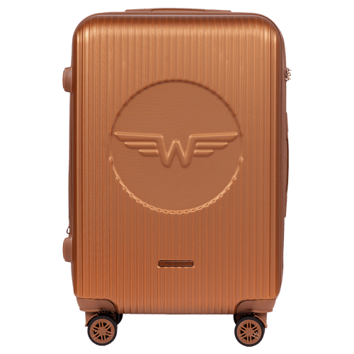 Stredne veľký kufor Wings Swallow 3.0 hnedá 24"