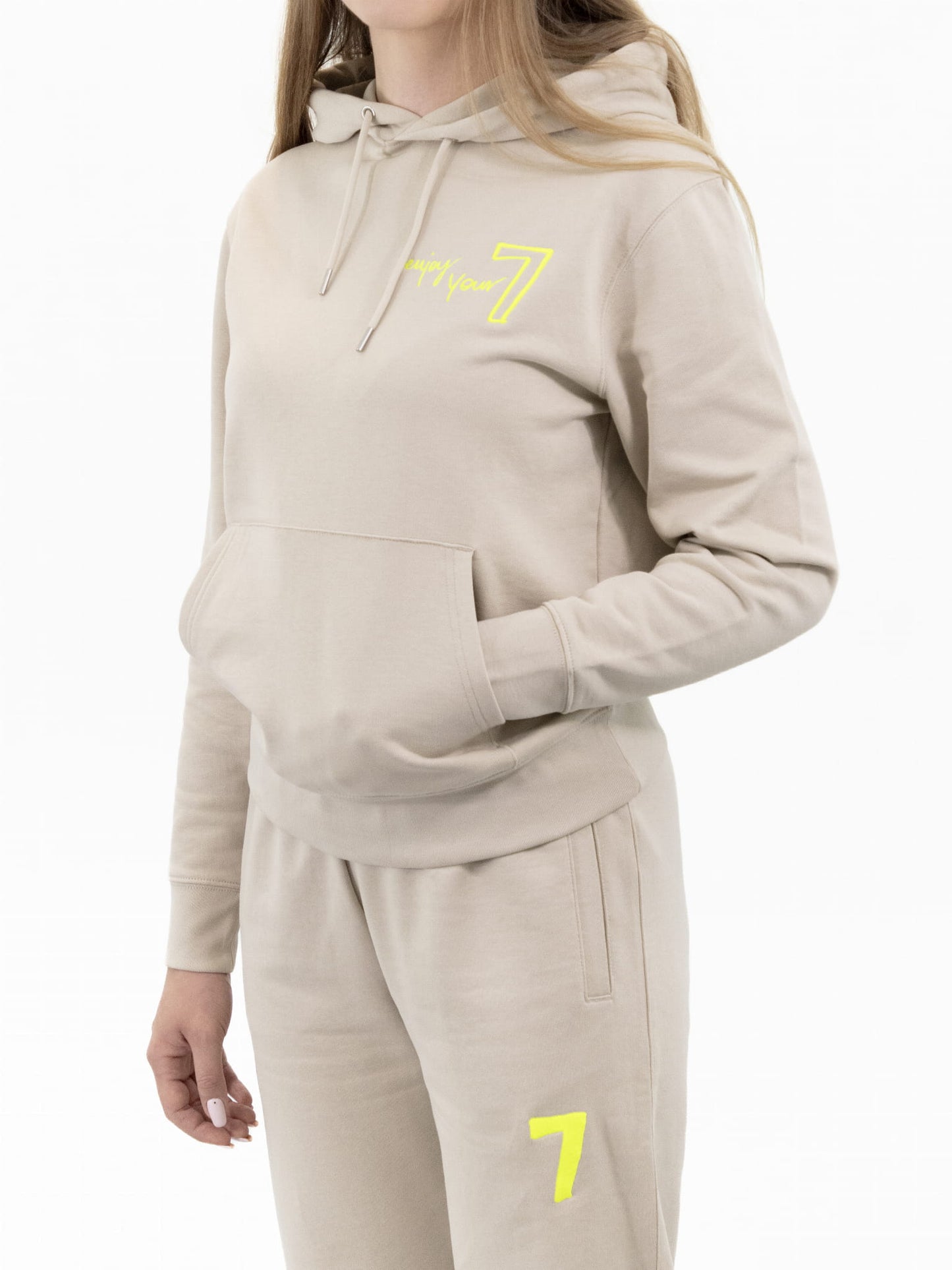 Beige Oversize-Sweatshirt mit Wings x Paprocki & Brzozowski Stickerei Unisex