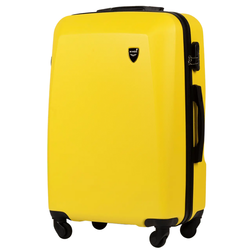SET OF 4 WINGS PLOVER SUITCASES YELLOW