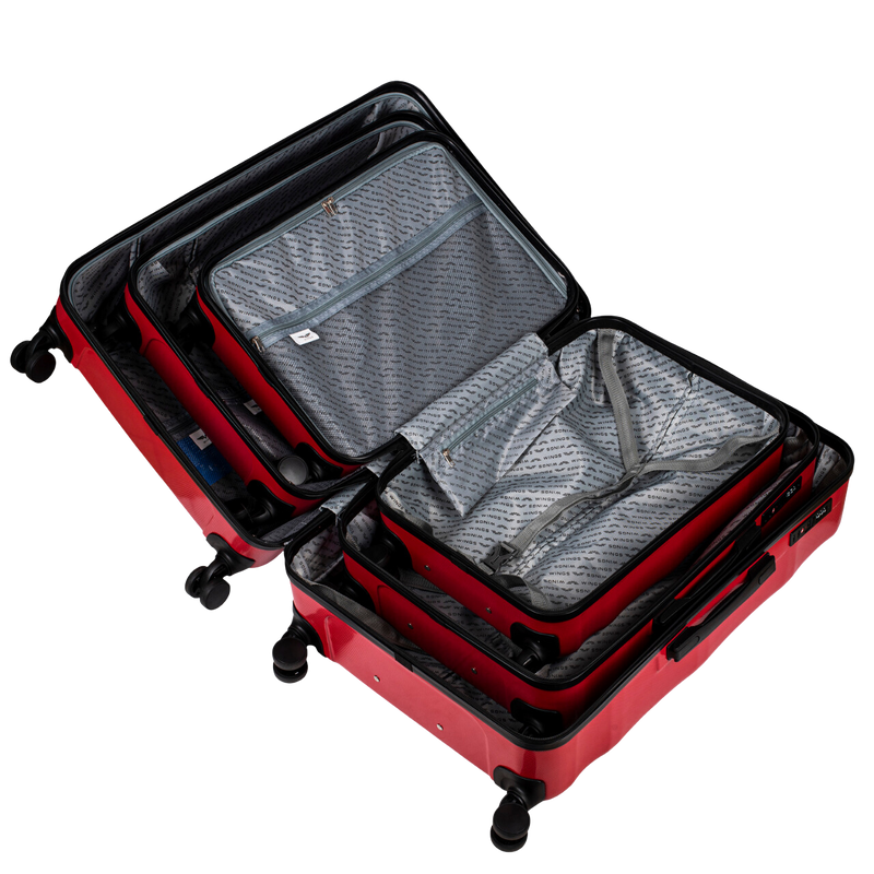 Set of 3 WINGS Suitcases VULTURE PINK