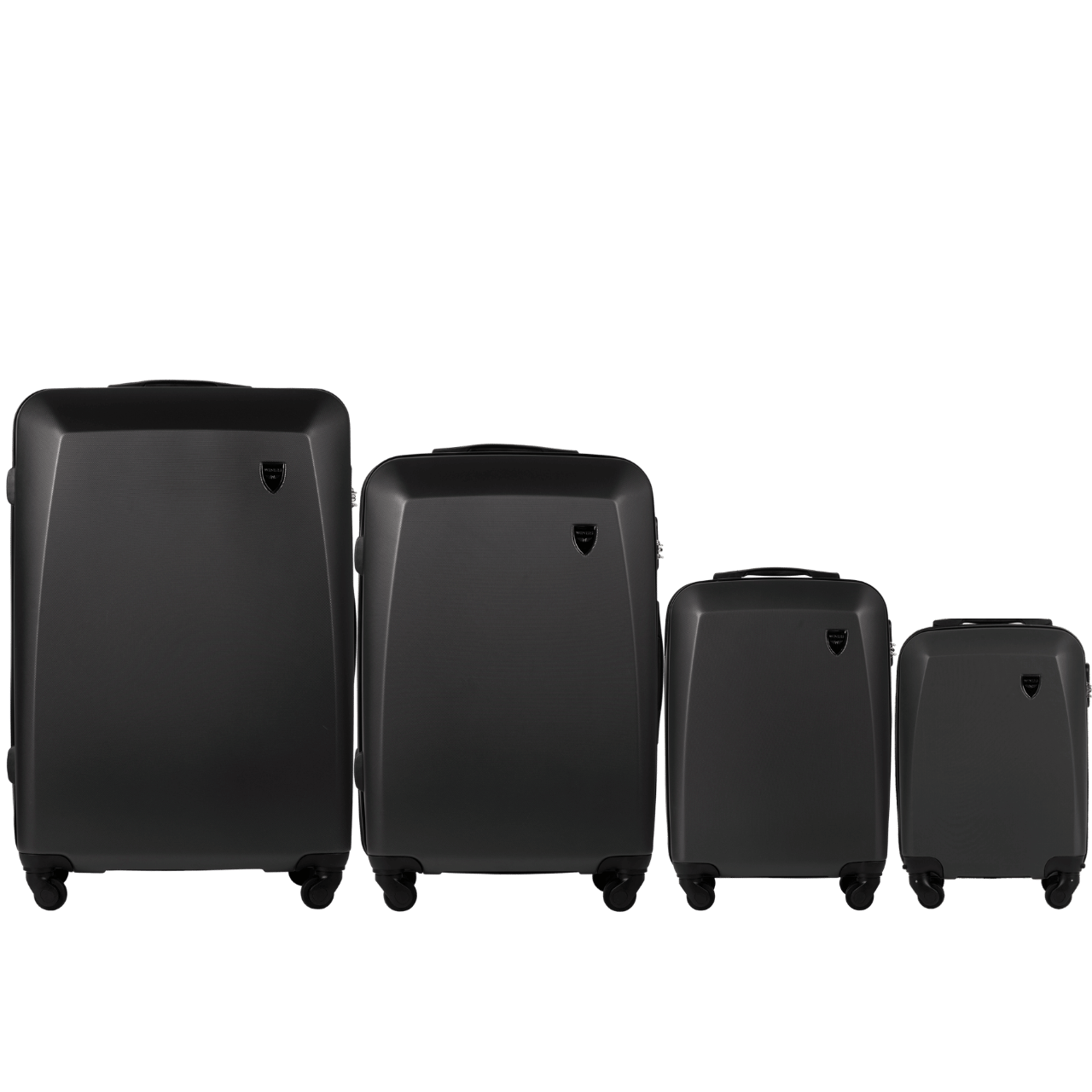 Set di 4 valigie WINGS PLOVER grigio scuro