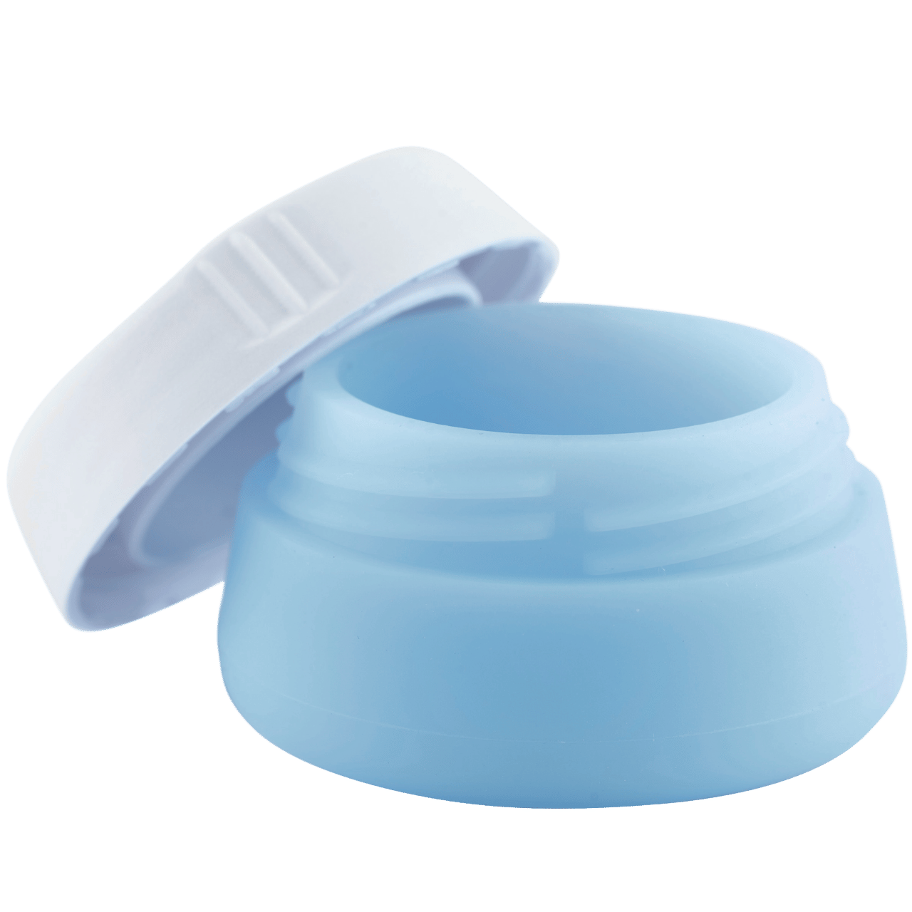 Silikonowy słoiczek podróżny na krem 22ml BLUE TRAVEL MUST HAVE
