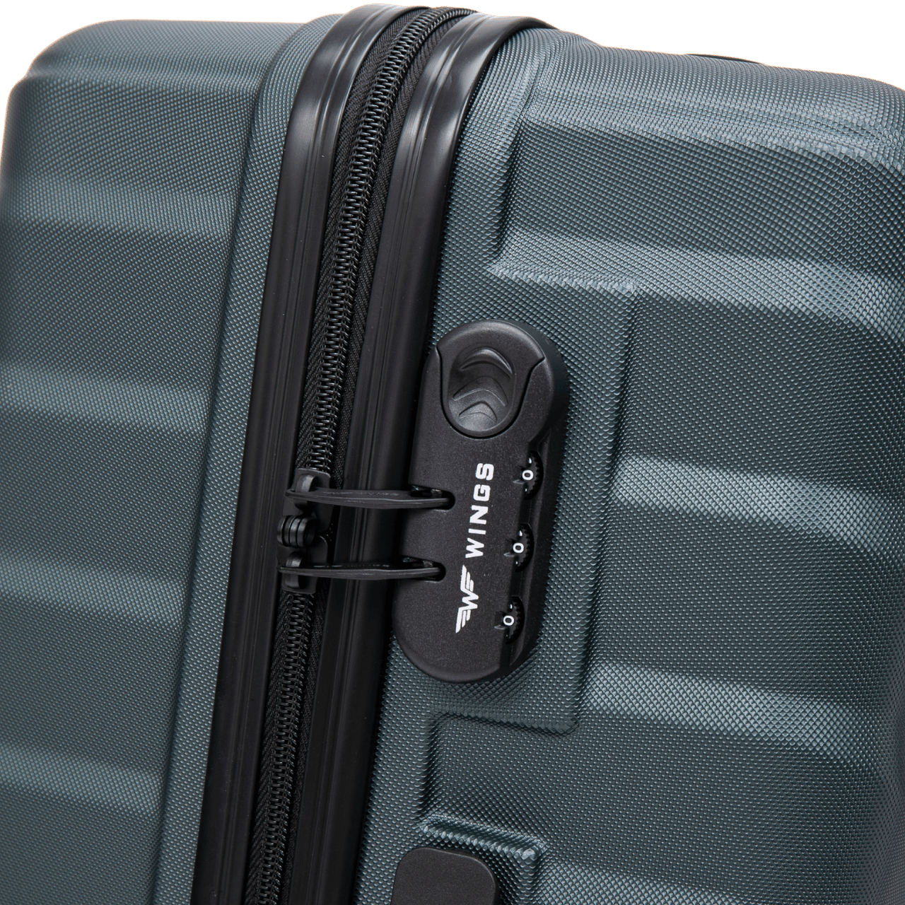 Ensemble de 4 valises Wings PAON VERT FONCÉ