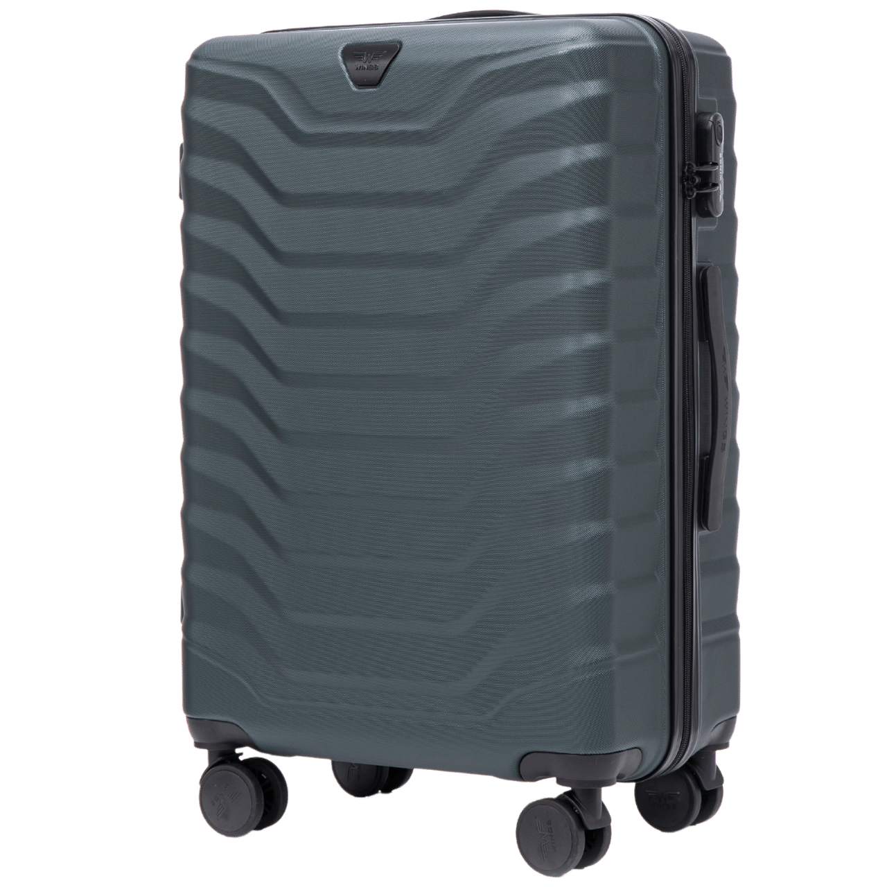 Súprava 5 kufrov Wings PEAFOWL tmavozelená