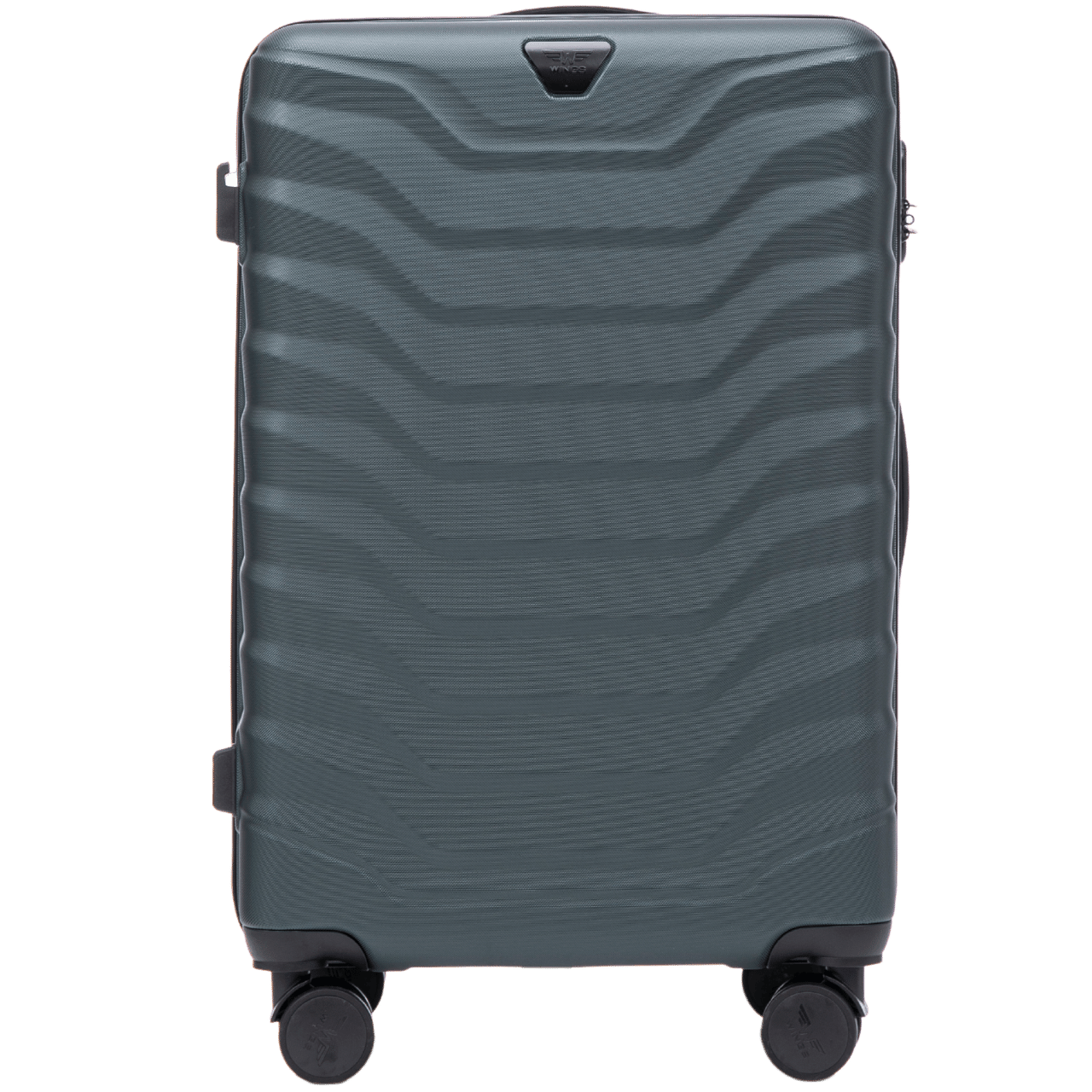 Súprava 5 kufrov Wings PEAFOWL tmavozelená