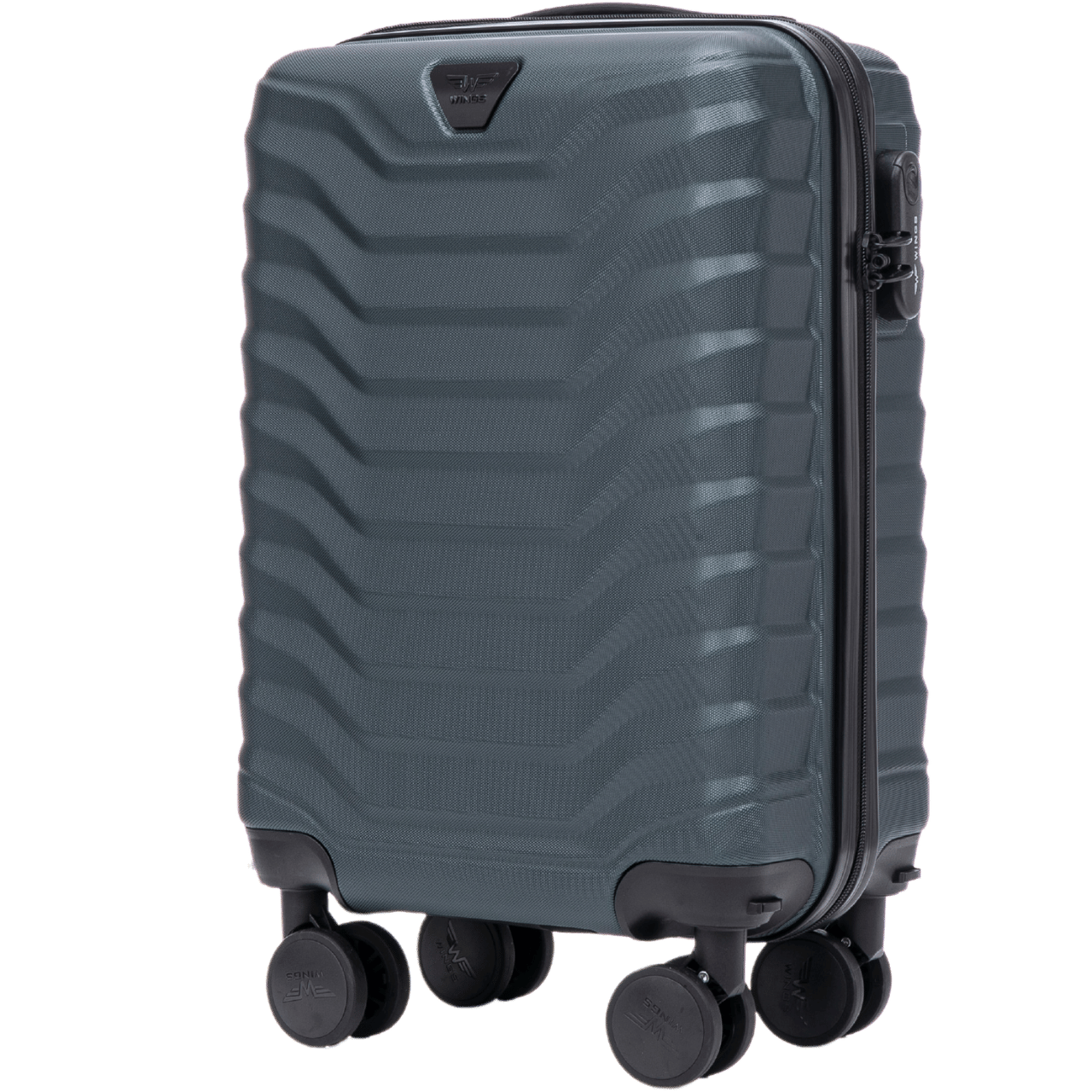 Súprava 5 kufrov Wings PEAFOWL tmavozelená