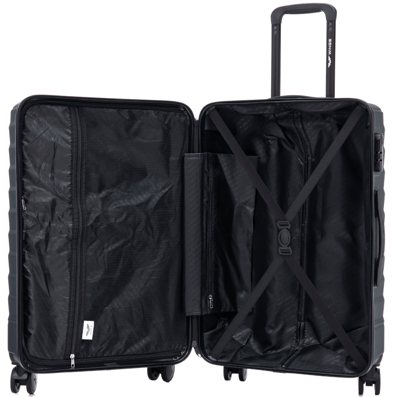 Súprava 5 kufrov Wings PEAFOWL tmavozelená