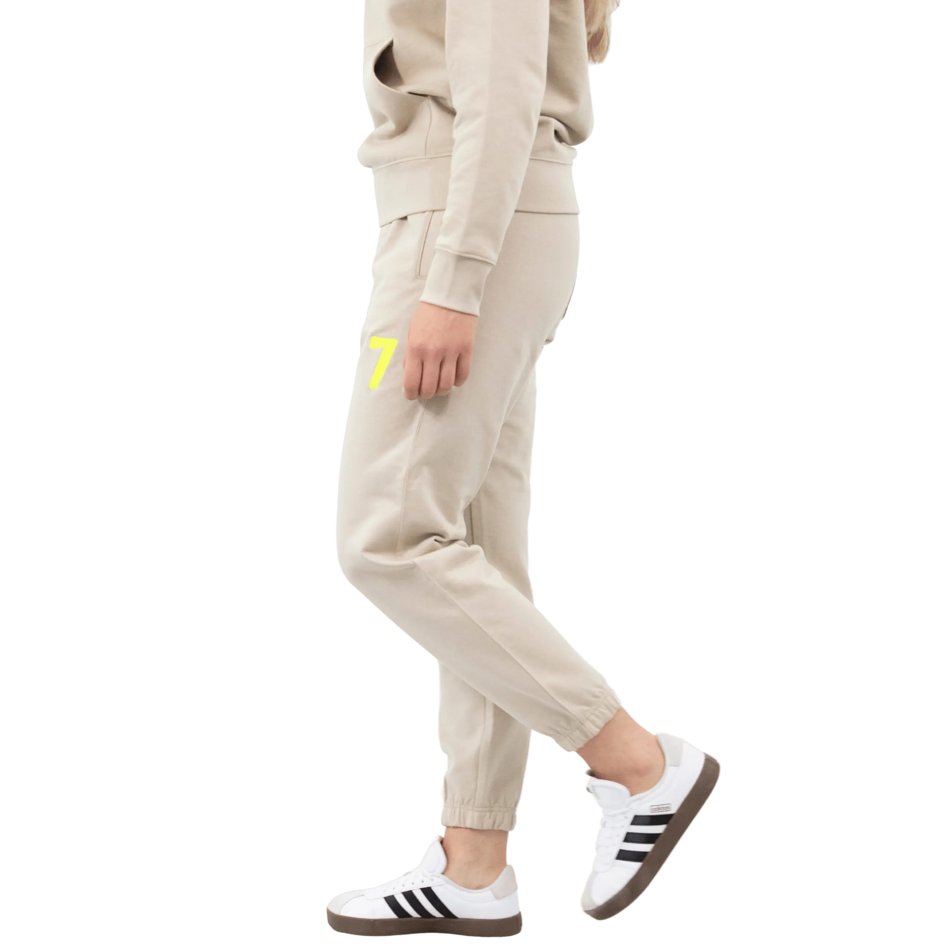 Beżowy komplet Dresowy OVERSIZE z haftem Wings x Paprocki & Brzozowski UNISEX S WINGS X PAPROCKI BRZOZOWSKI