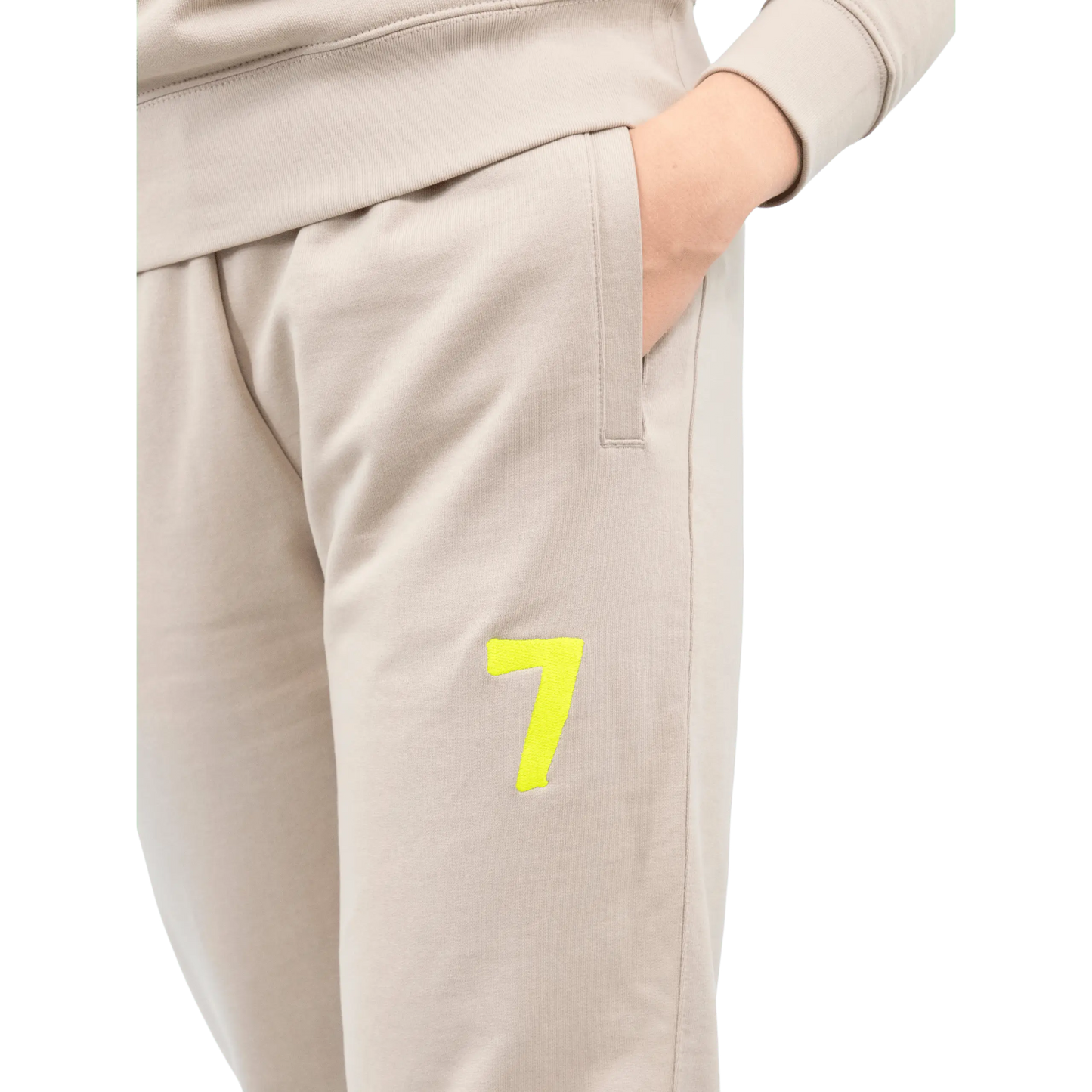 Beżowy komplet Dresowy OVERSIZE z haftem Wings x Paprocki & Brzozowski UNISEX S WINGS X PAPROCKI BRZOZOWSKI