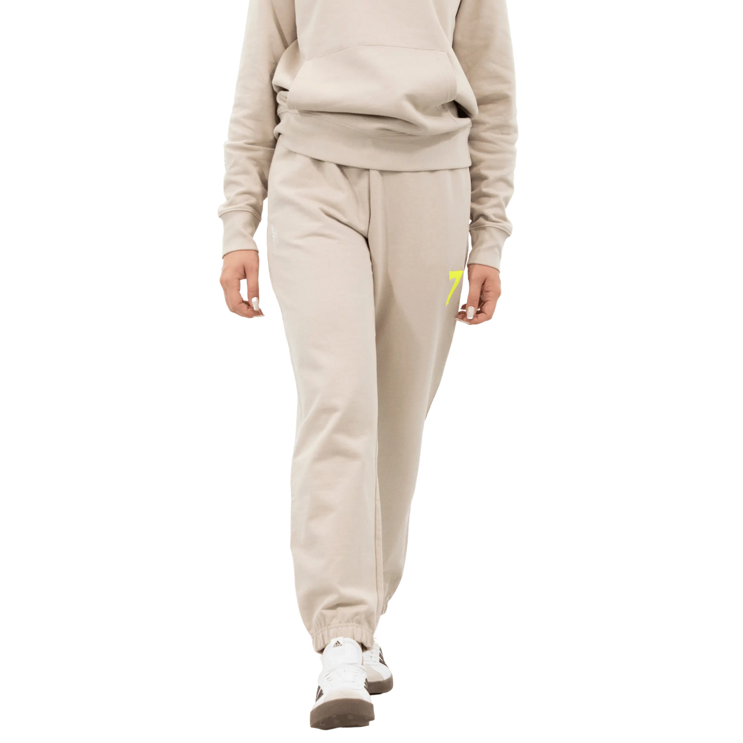 Beżowy komplet Dresowy OVERSIZE z haftem Wings x Paprocki & Brzozowski UNISEX L WINGS X PAPROCKI BRZOZOWSKI