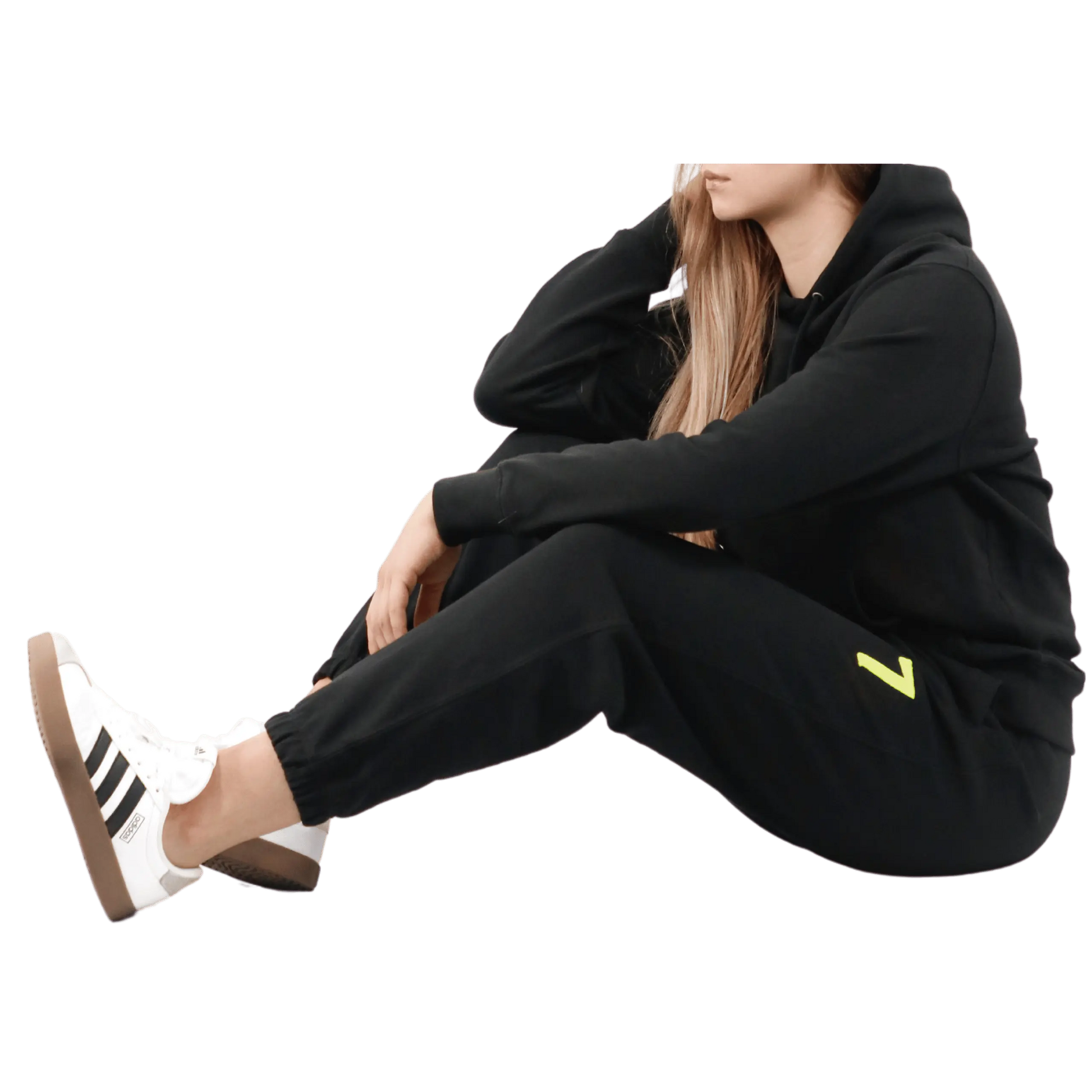 Czarny komplet Dresowy OVERSIZE z haftem Wings x Paprocki & Brzozowski UNISEX M WINGS X PAPROCKI BRZOZOWSKI