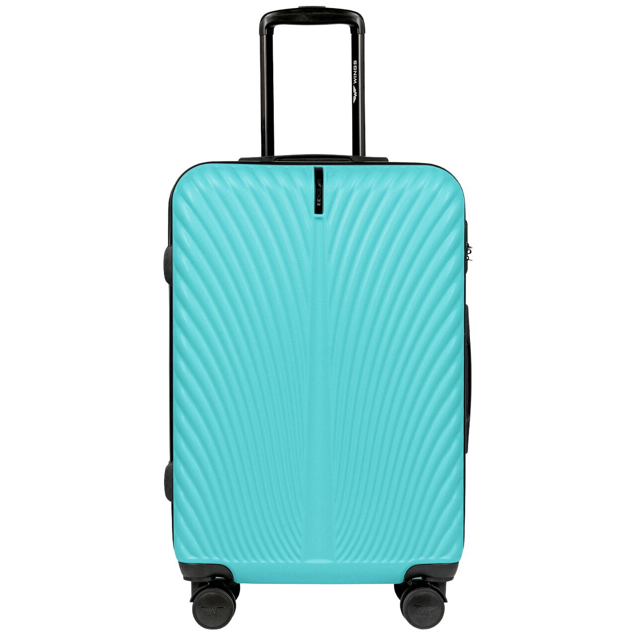 Komplet 3 WALIZEK (z 18") Wings SWAN LIGHT BLUE SWAN COLLECTION