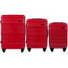 Set med 3 resväskor Wings VULTURE BLOOD RED