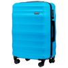 Stredne veľký kufor WINGS PC VULTURE 24" modrý