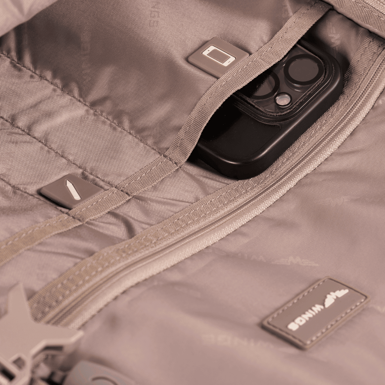 Rucsac multifuncțional feminin SKYLARK WINGS extensibil bej