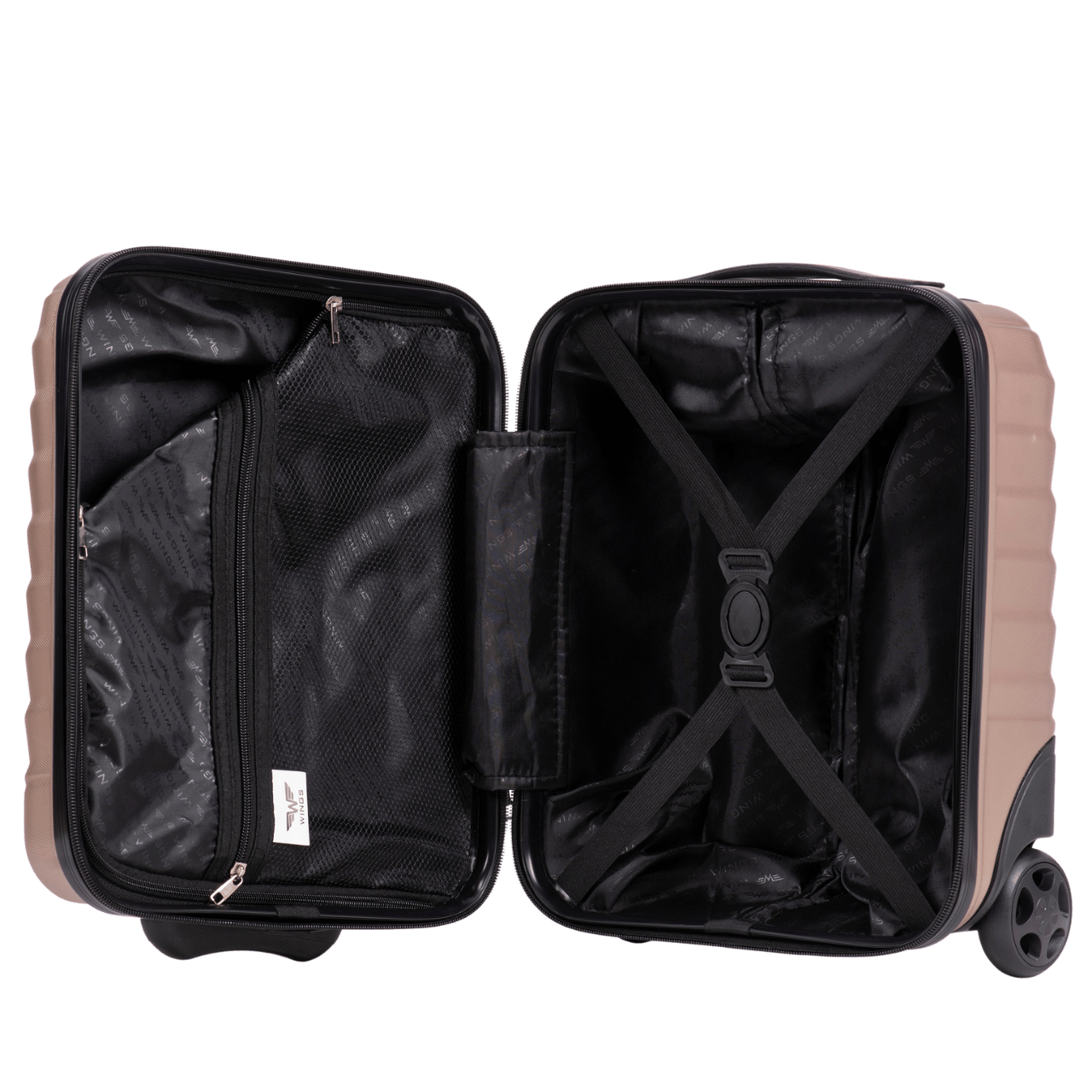 Mini kabinový kufr Wings PEWFOWL 16“ ROSE GOLD