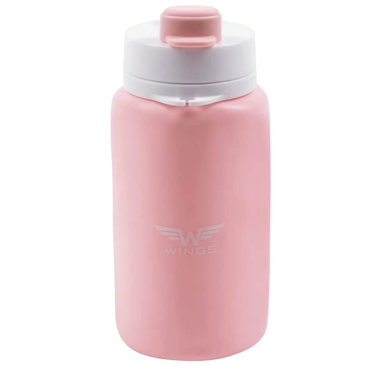 WINGS Butelka podróżna BIDON 550ml PINK TRAVEL MUST HAVE