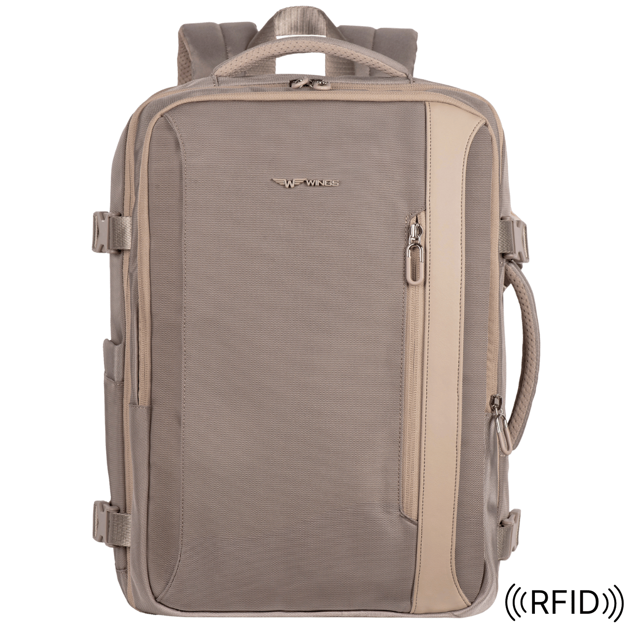 Rucsac multifuncțional feminin SKYLARK WINGS extensibil bej