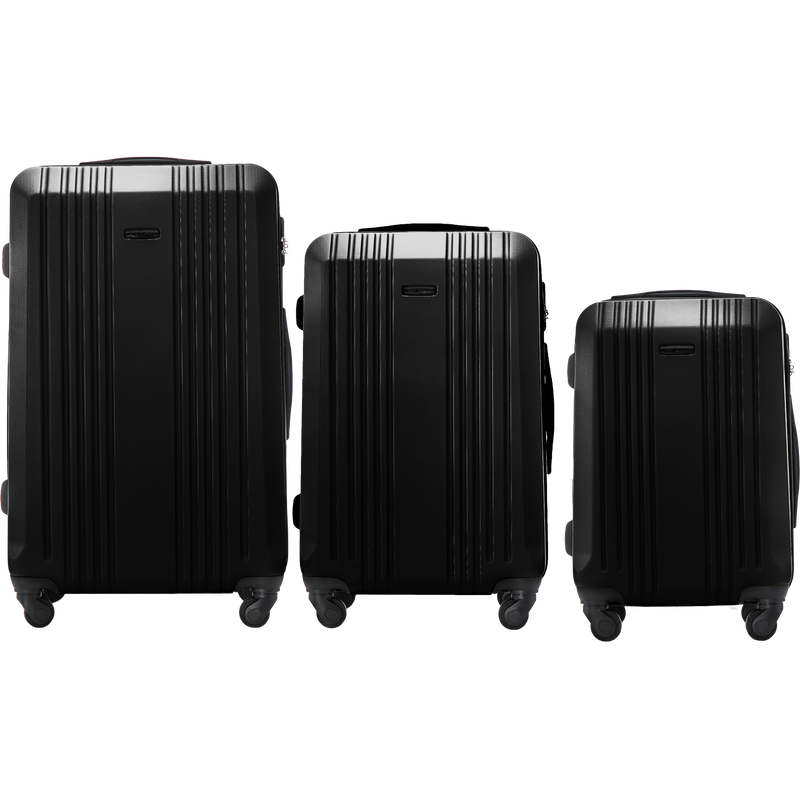 Set de 3 maletas Wings KESTREL BLACK