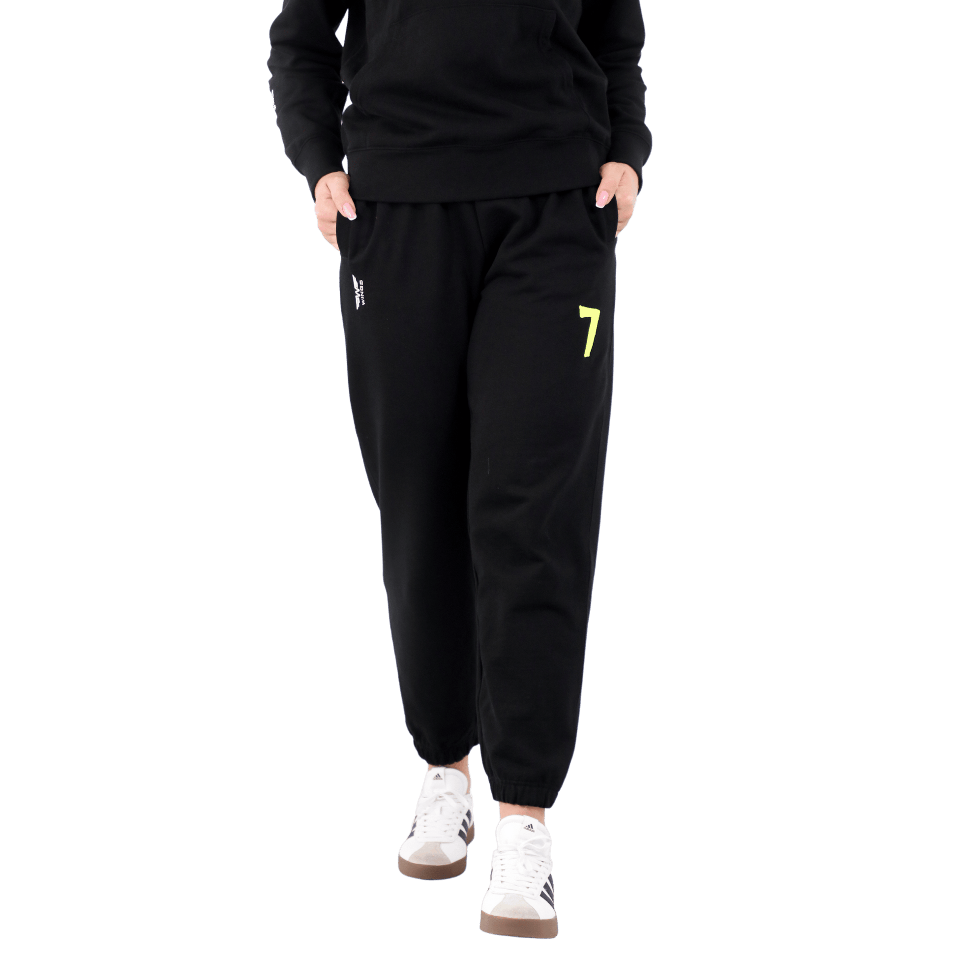 Czarny komplet Dresowy OVERSIZE z haftem Wings x Paprocki & Brzozowski UNISEX WINGS X PAPROCKI BRZOZOWSKI