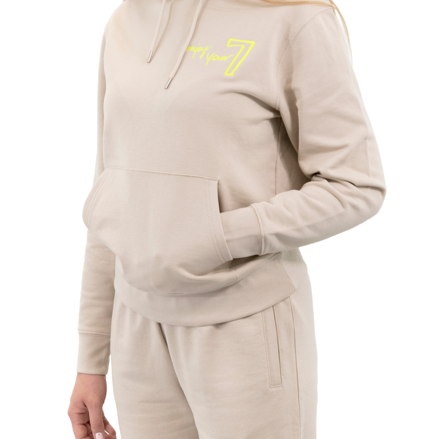 Beżowy komplet Dresowy OVERSIZE z haftem Wings x Paprocki & Brzozowski UNISEX WINGS X PAPROCKI BRZOZOWSKI