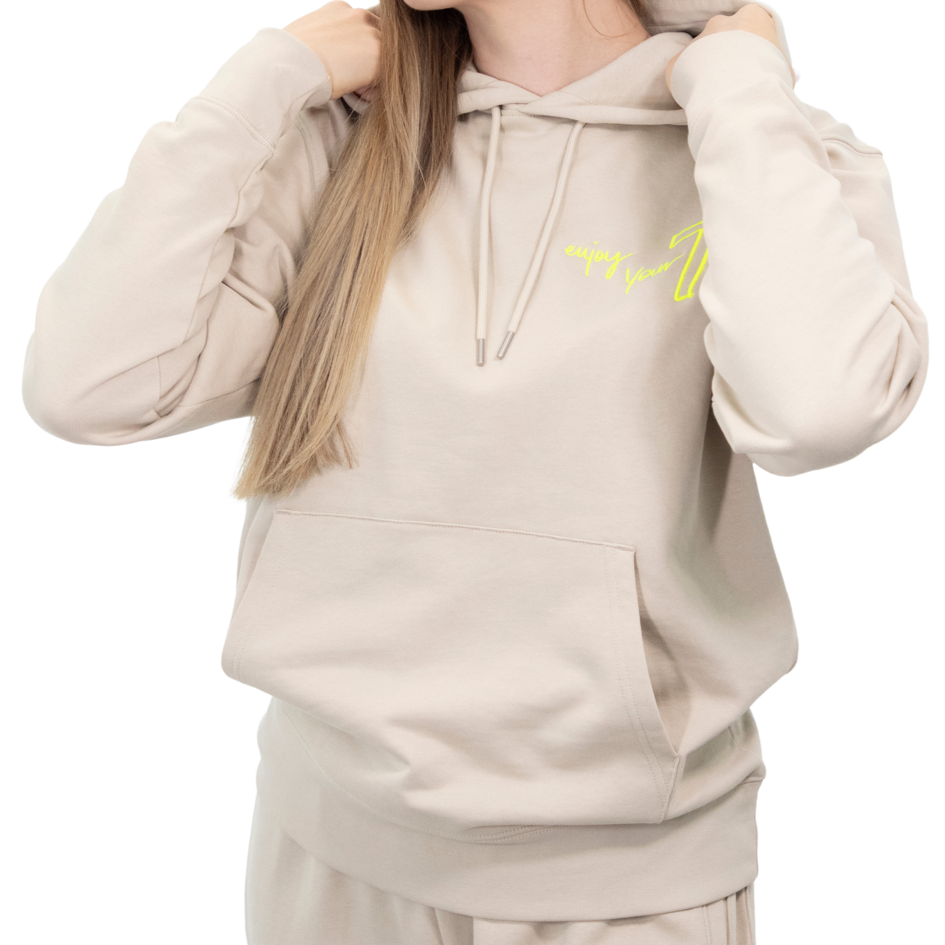 Beżowy komplet Dresowy OVERSIZE z haftem Wings x Paprocki & Brzozowski UNISEX WINGS X PAPROCKI BRZOZOWSKI