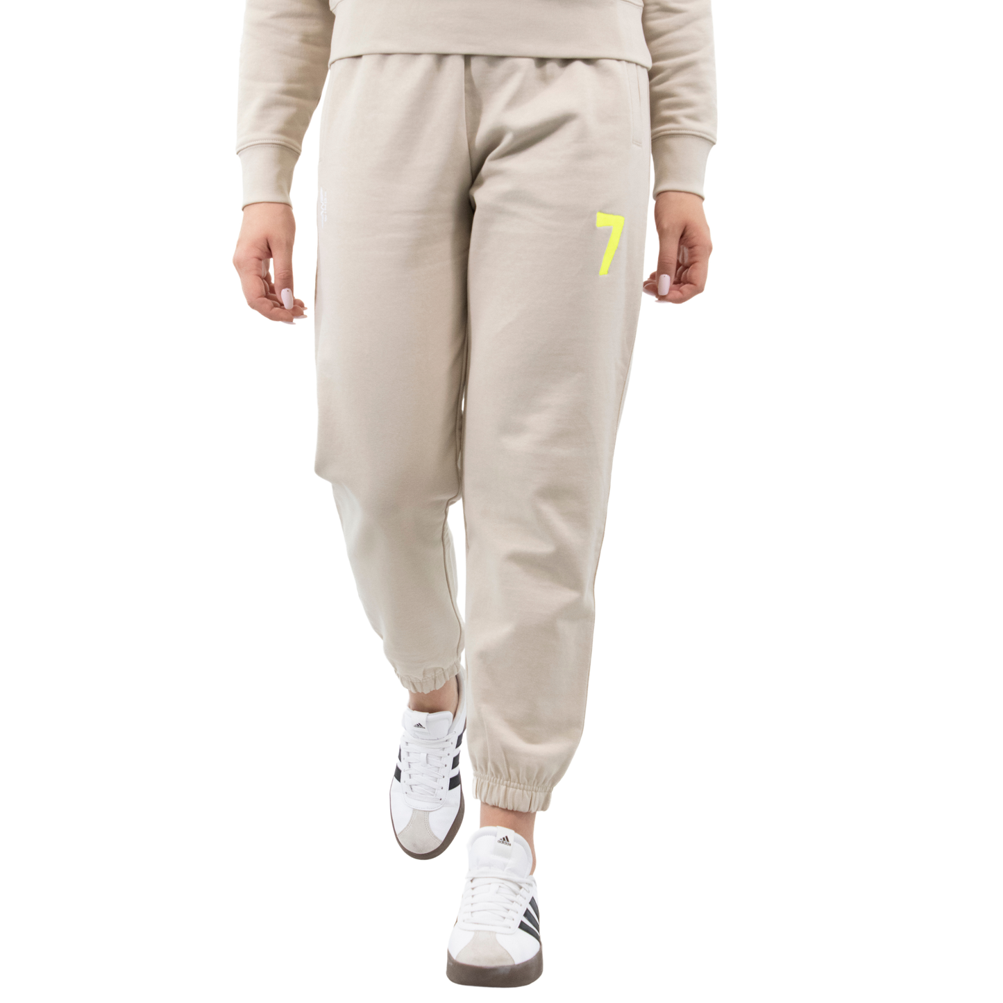 Beżowe Dresy OVERSIZE z haftem “7” Wings x Paprocki & Brzozowski UNISEX WINGS X PAPROCKI BRZOZOWSKI