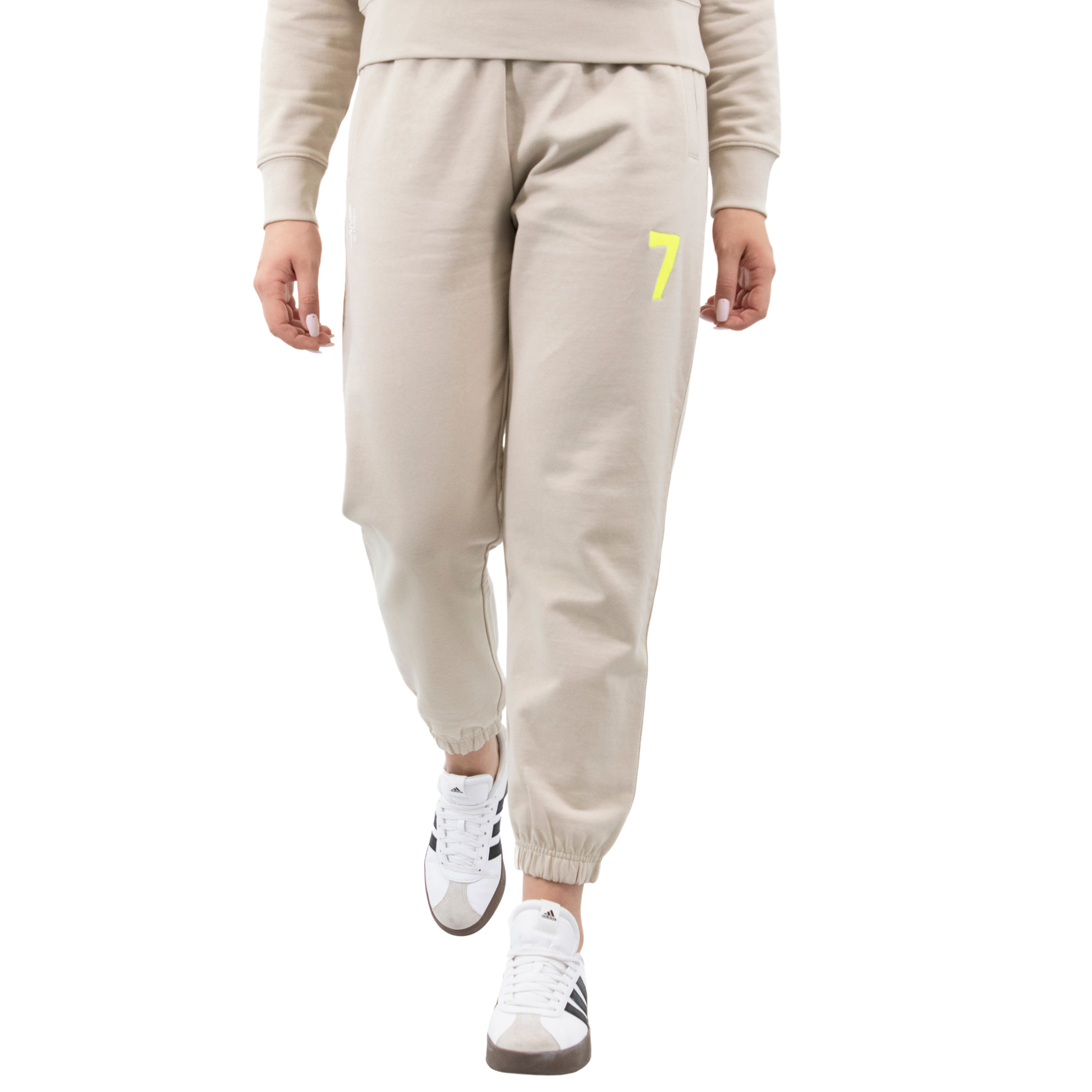Beżowe Dresy OVERSIZE z haftem “7” Wings x Paprocki & Brzozowski UNISEX WINGS X PAPROCKI BRZOZOWSKI