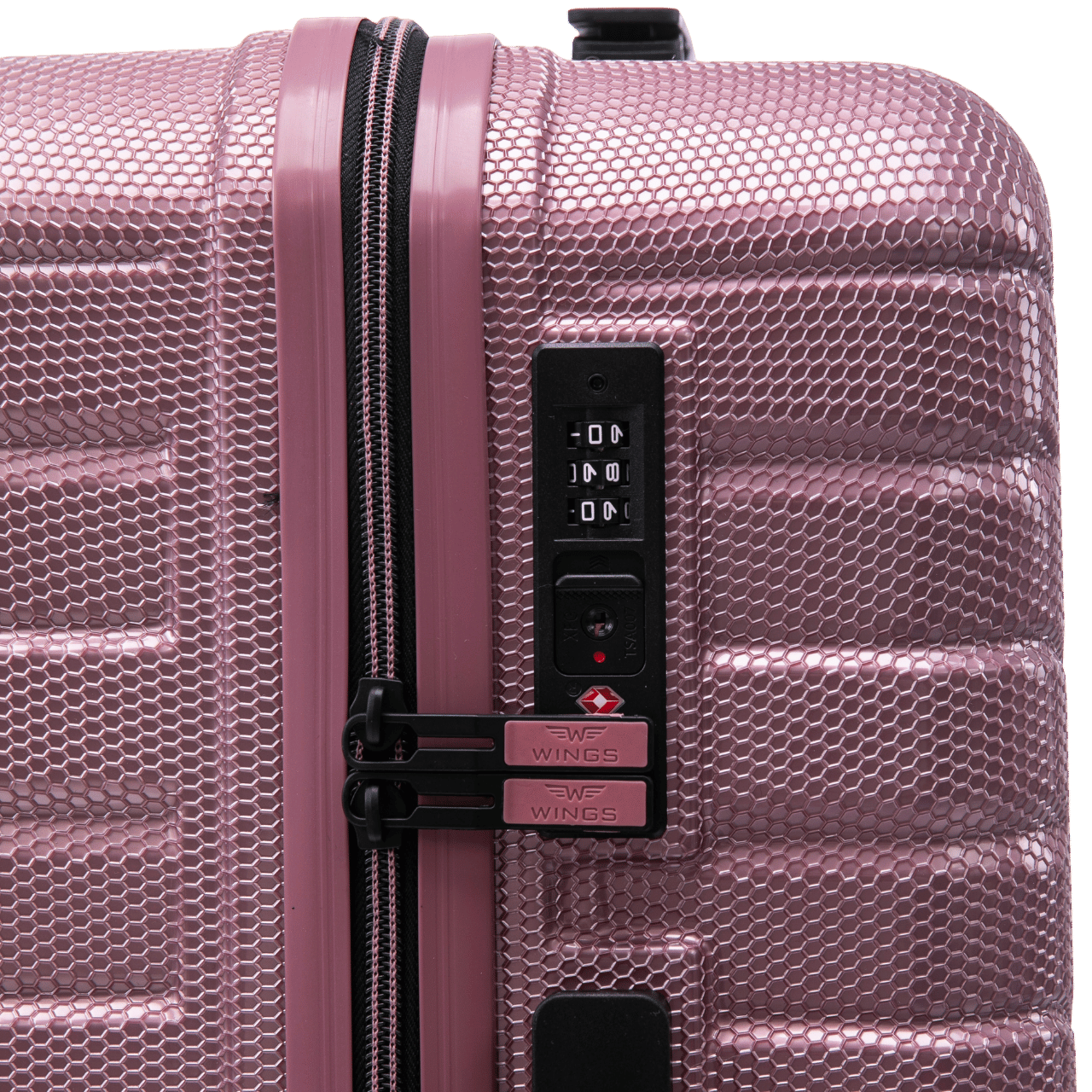 Set di 3 valigie Wings CRAKE POLICARBONATO 100% CHAMPAGNE