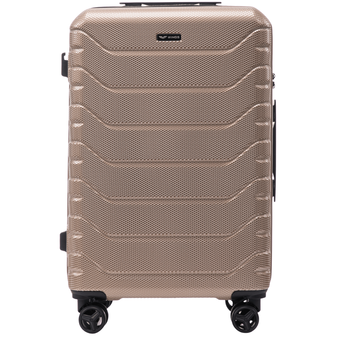 Set di 3 valigie Wings CRAKE POLICARBONATO 100% CHAMPAGNE