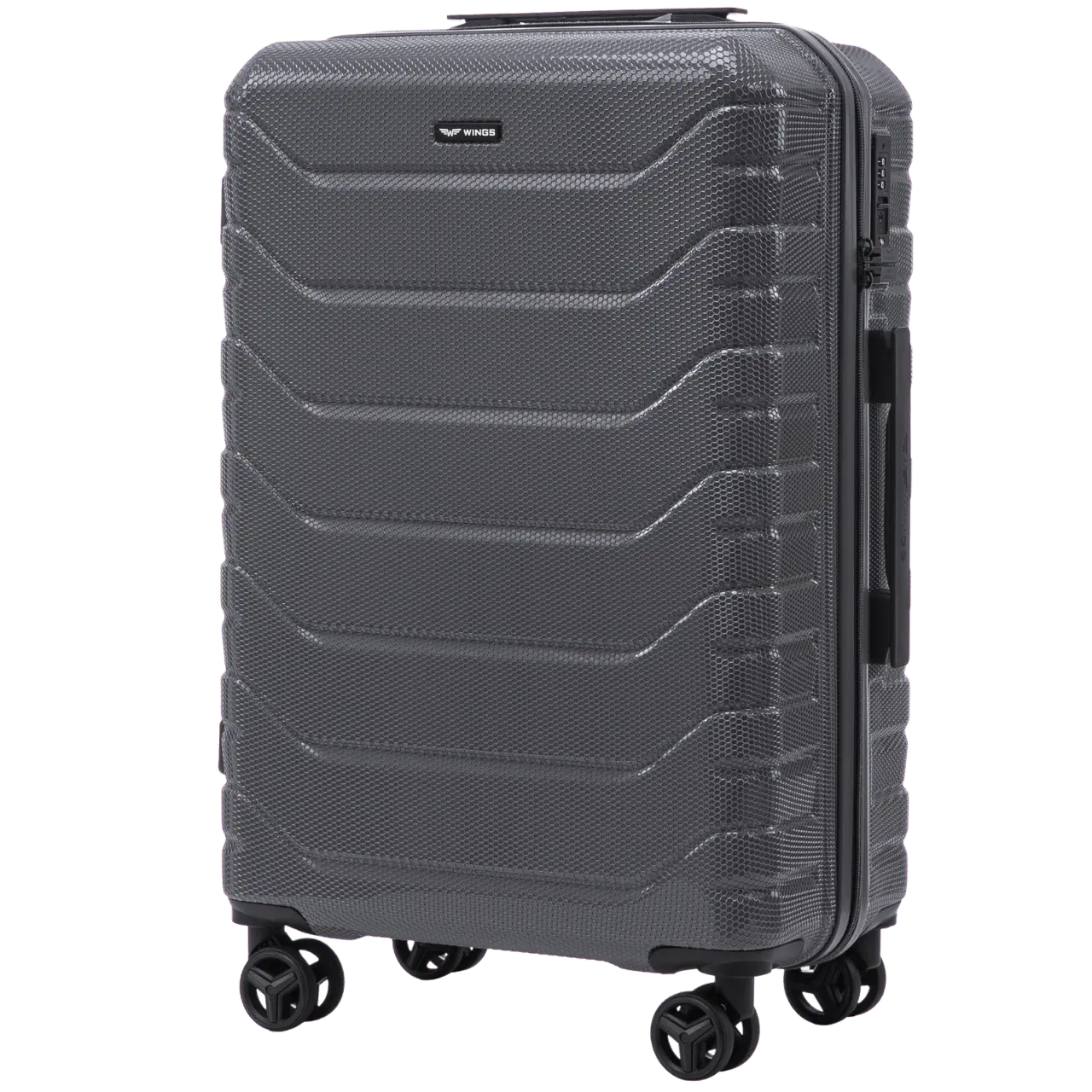 Zestaw 3 walizek Wings CRAKE POLICARBON 100% DARK GREY CRAKE COLLECTION