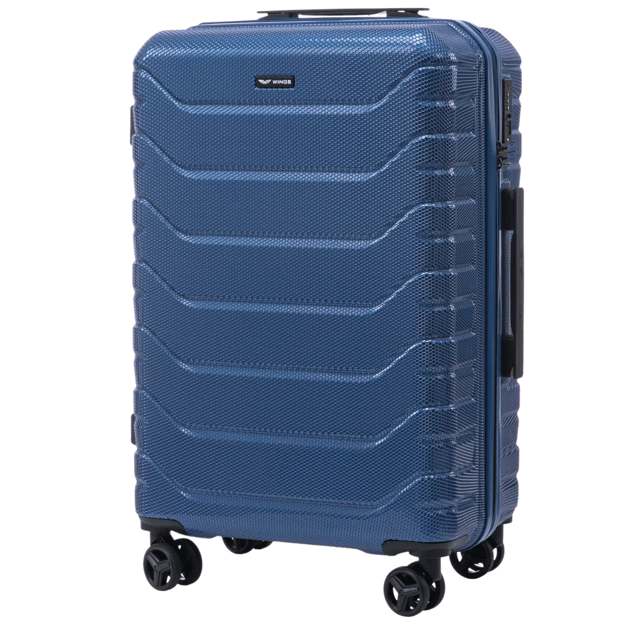 Zestaw 3 walizek Wings CRAKE POLICARBON 100% MIDDLE BLUE CRAKE COLLECTION