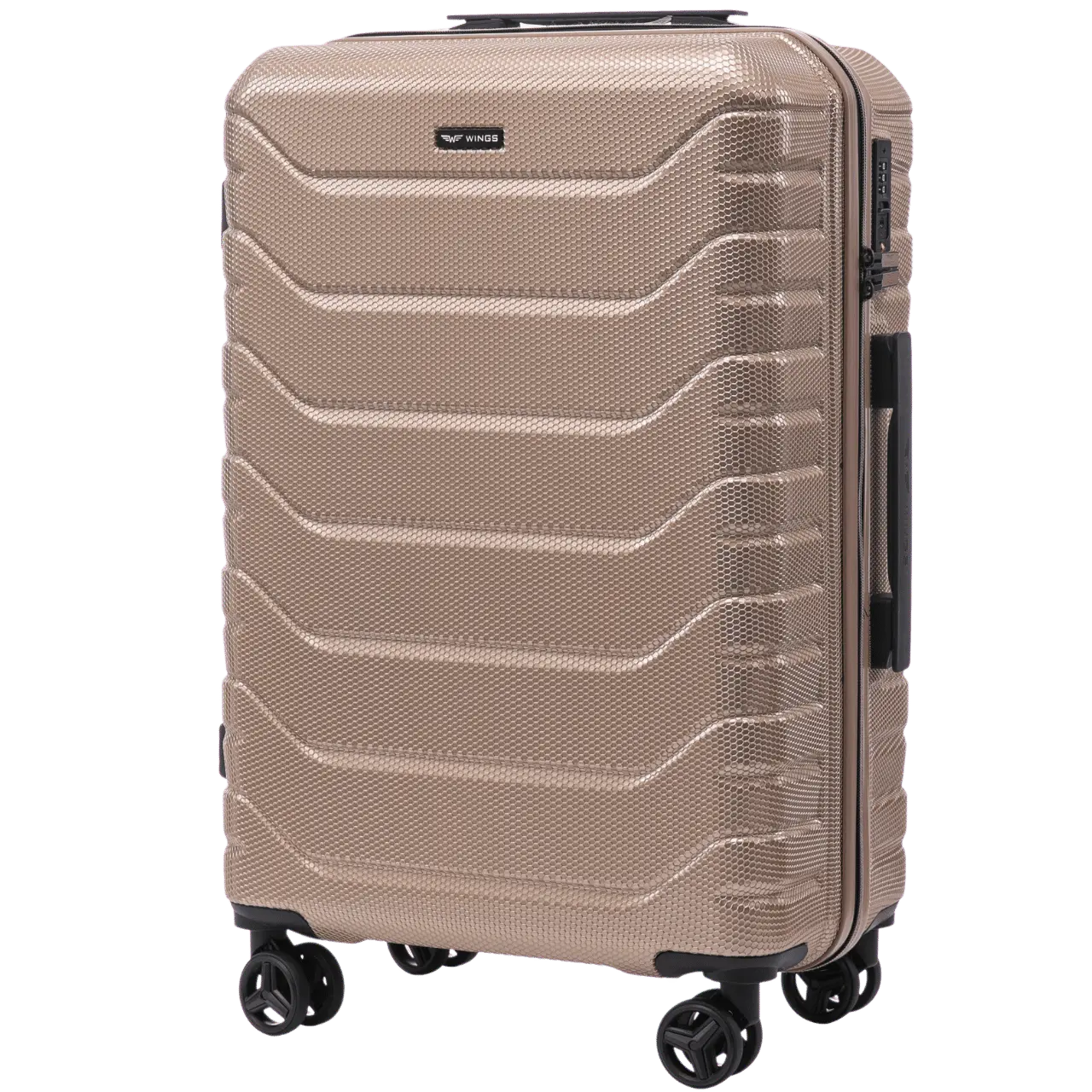 Zestaw 4 walizek Wings CRAKE POLICARBON 100% CHAMPAGNE CRAKE COLLECTION