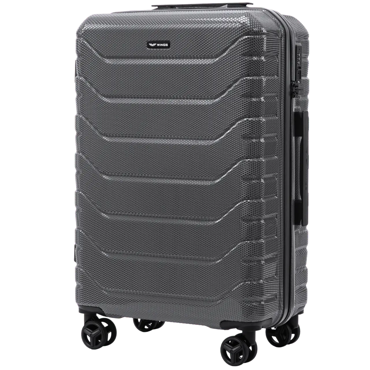 Zestaw 4 walizek Wings CRAKE POLICARBON 100% DARK GREY CRAKE COLLECTION