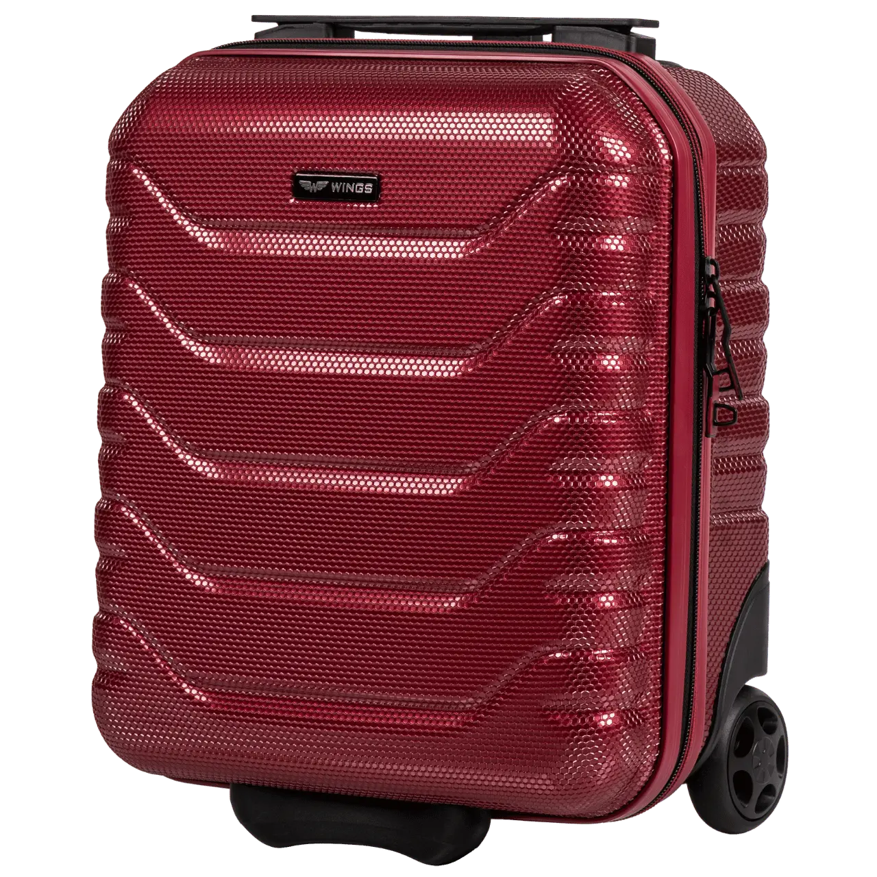 Zestaw 4 walizek Wings CRAKE POLICARBON 100% WINE RED CRAKE COLLECTION