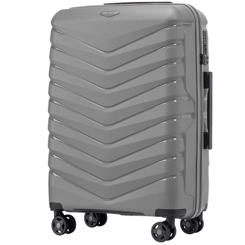 Súprava 3 kufrov Wings PHOENIX polypropylén SIVÁ