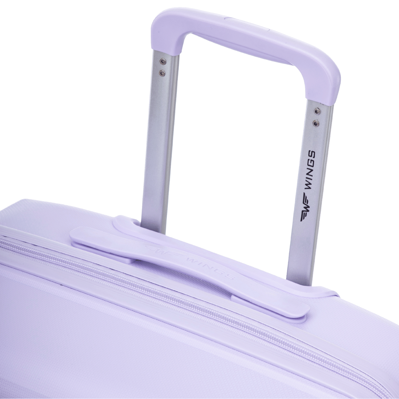 Mellemstor kuffert Wings COCKATIEL polypropylen 24" HVID LILLA