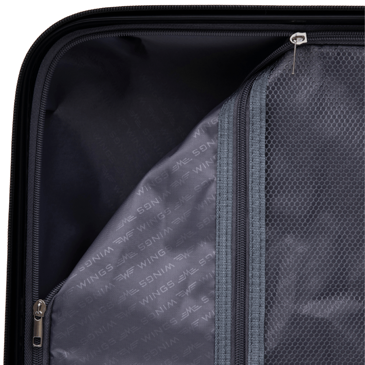 Kabínový kufor Wings COCKATIEL z polypropylénu 20" ČIERNY