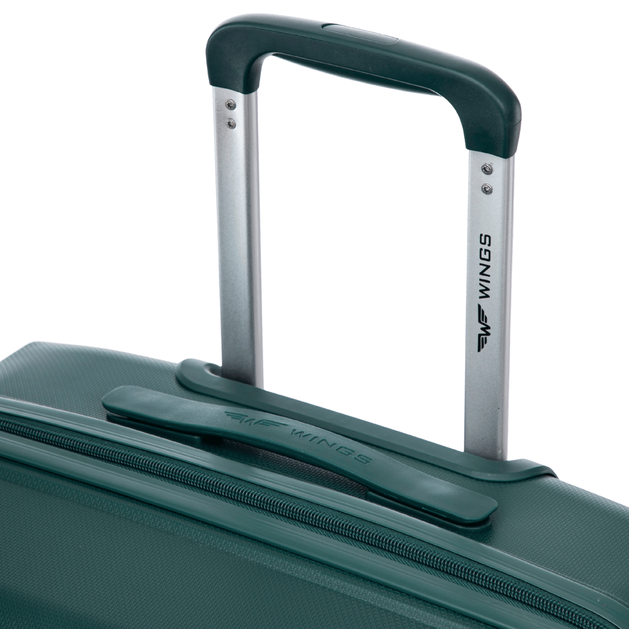 Кабинен куфар Wings COCKATIEL полипропилен 20" ТЪМНОЗЕЛЕН