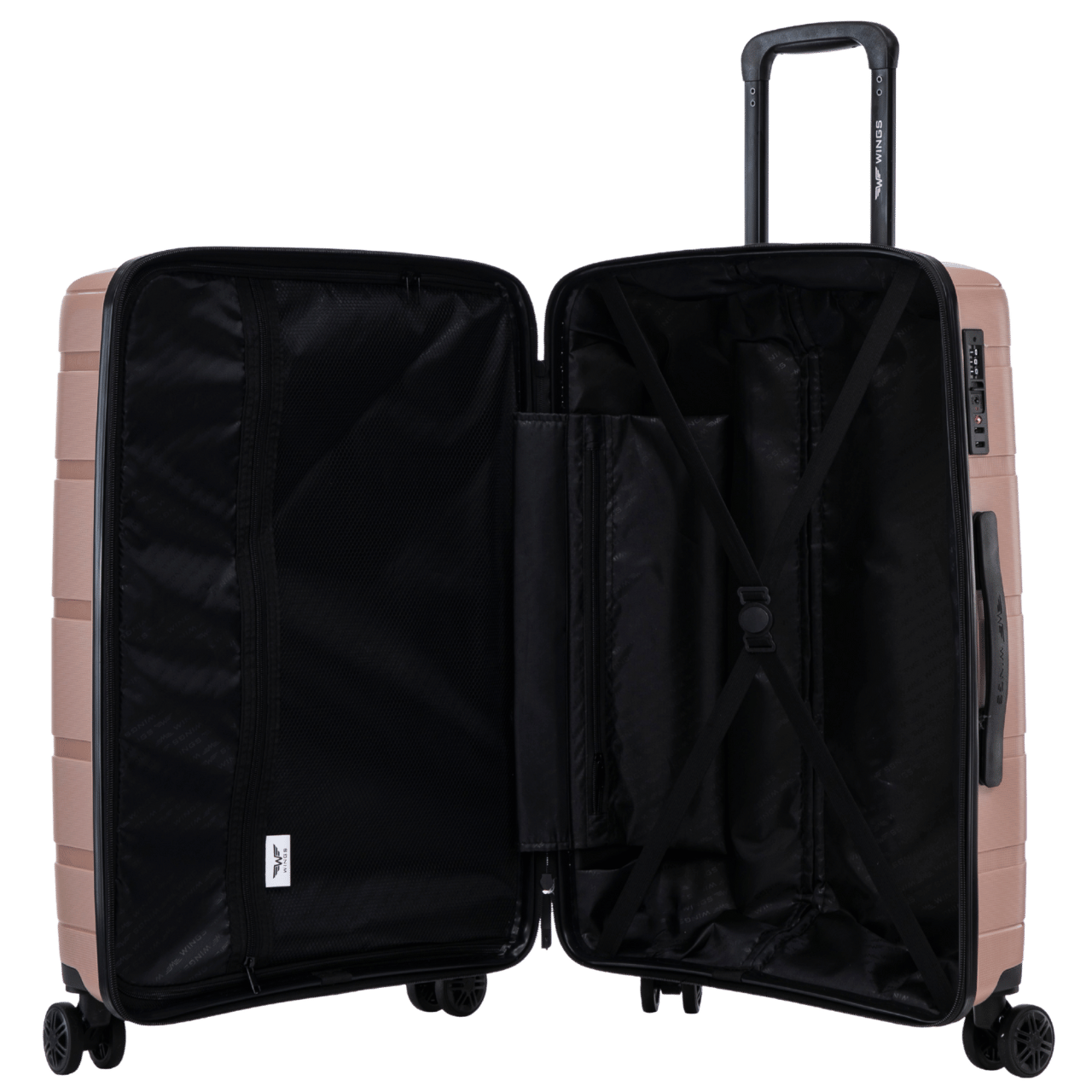 Wings HAWFINCH 2.0 käsipagasikohver polüpropüleen 20" ROSE GOLD