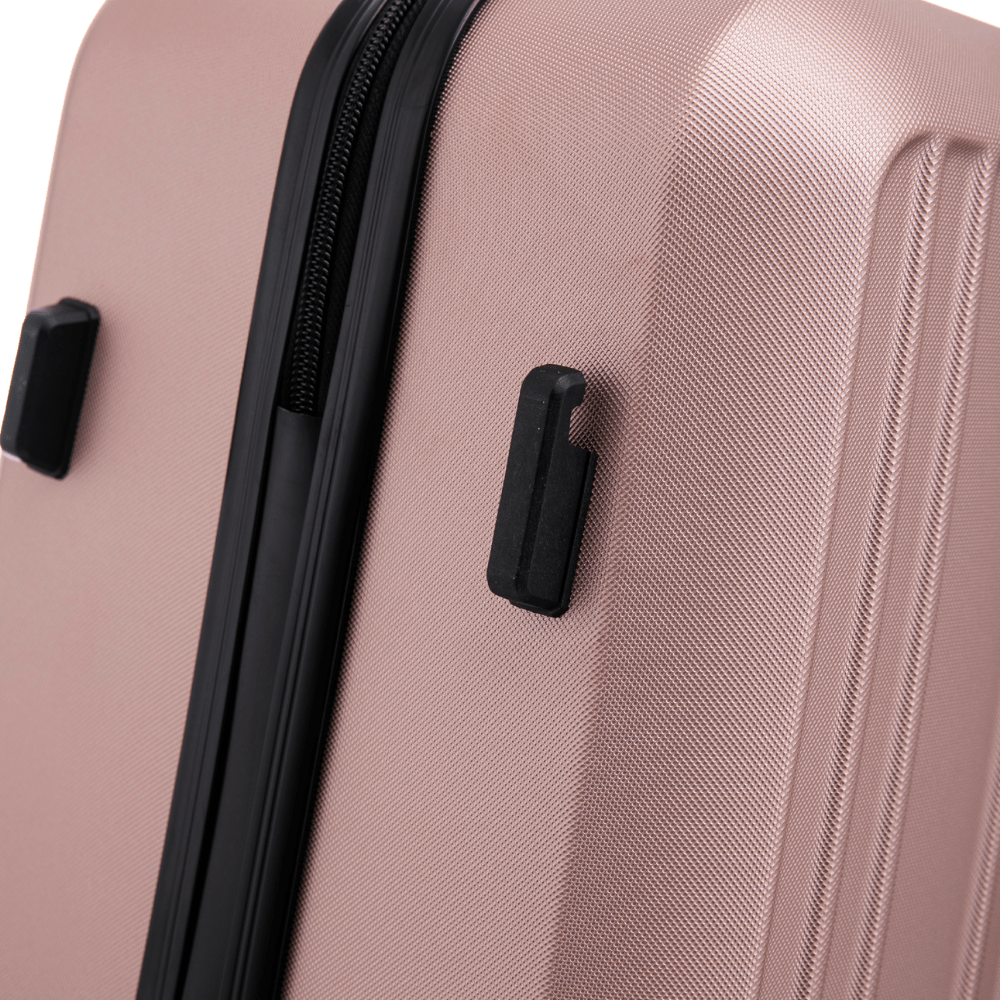 Set di 4 valigie WINGS HARRIER S M L + set da viaggio da 16” ROSE GOLD